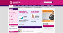 Desktop Screenshot of oblectese.cz